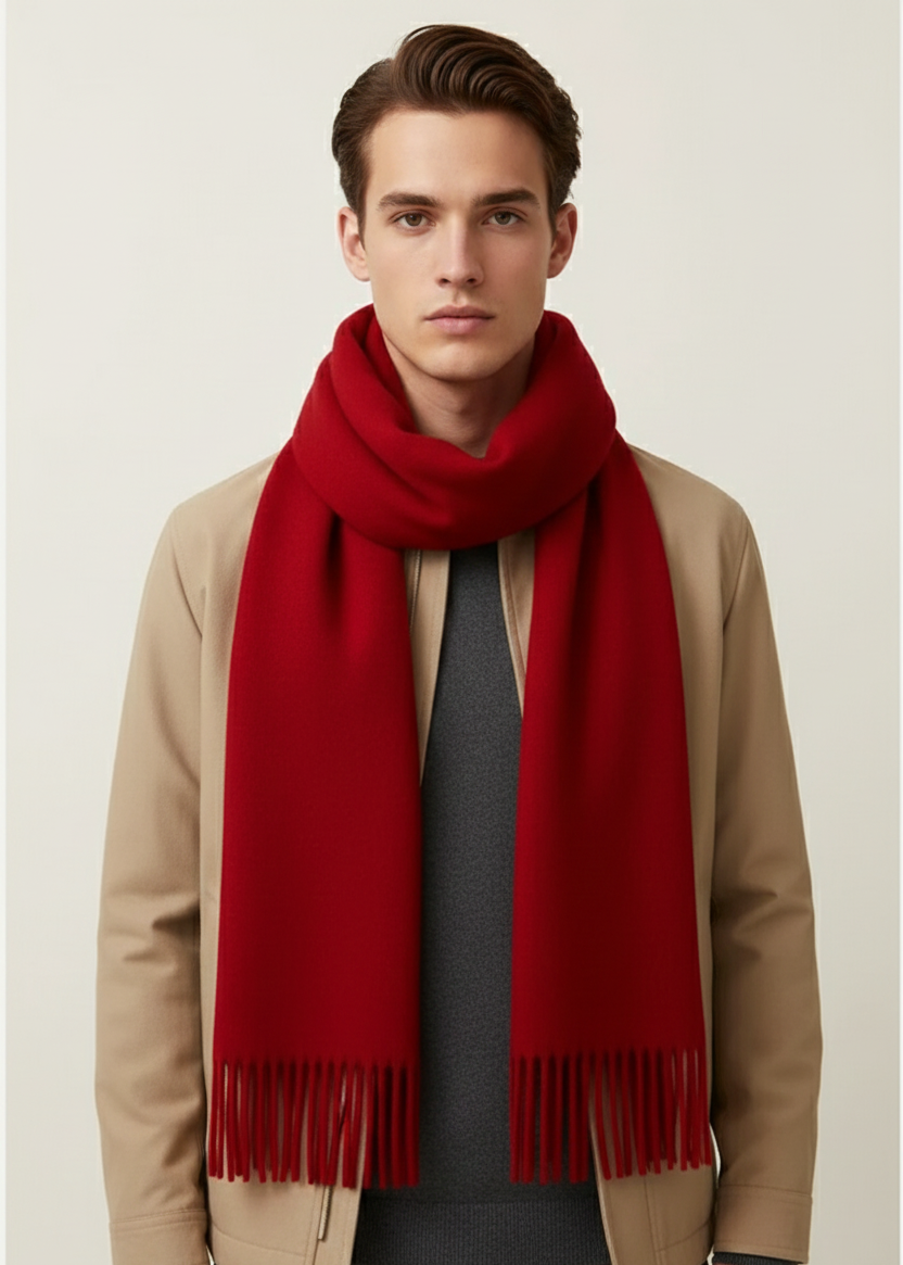 MIKASA SCARF ROUGE